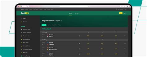 bet365 premier league betting odds